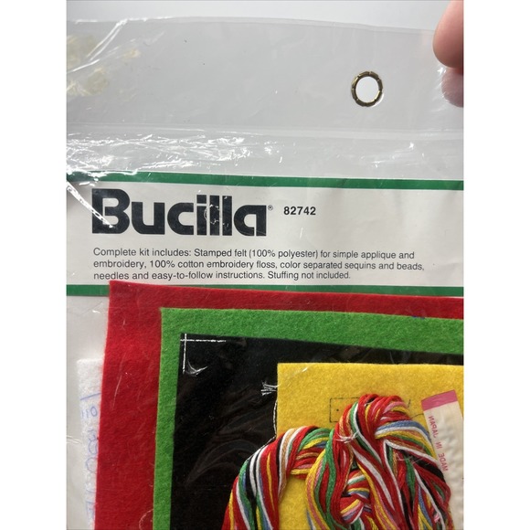 Bucilla Snowbabies Set of 6 Felt Ornament Christmas Snowmen Sets New Sealed - Picture 7 of 9